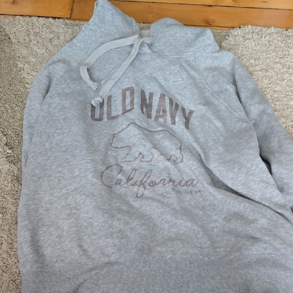 Old Navy Light Gray California Hoodie